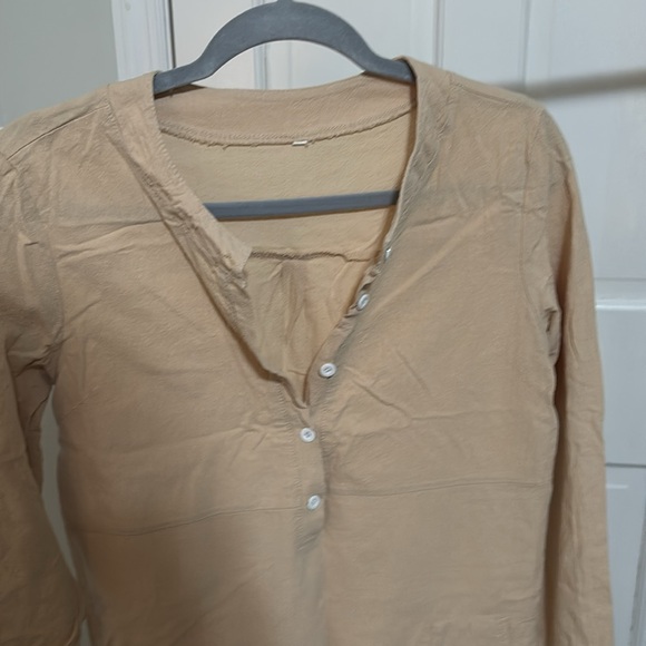 Linen tunic with pockets - Picture 3 of 3